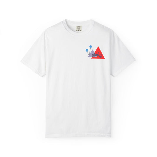 Retro Surf Triangle T-Shirt – 'stoked' Chest Logo