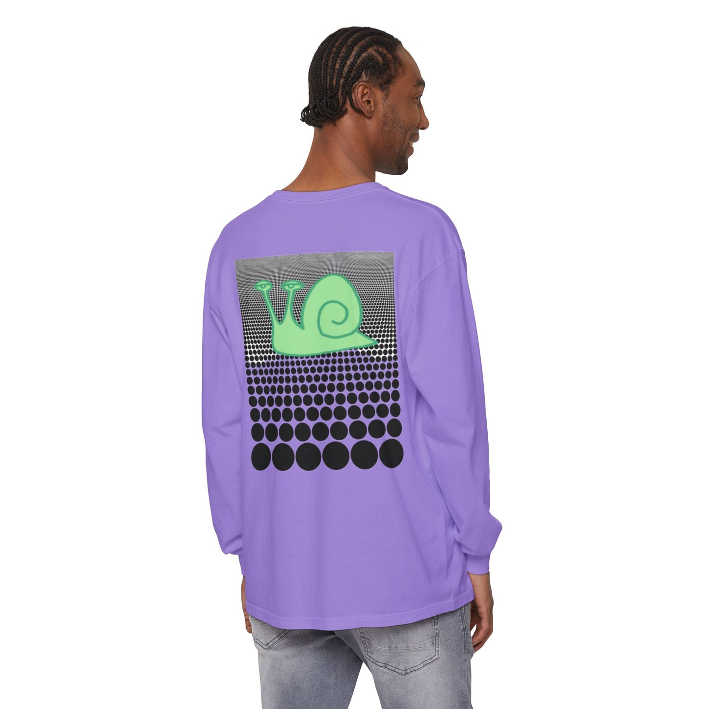 Purple/Green Snail Long Sleeve