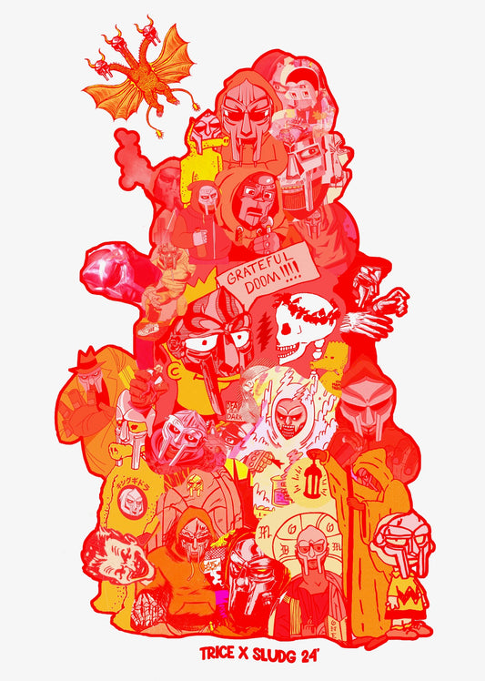 MF SLUDG PRINT 13x19in - signed and numbered by Trice Cat
